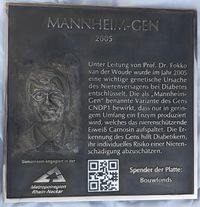 Gedenktafel, Erinnerungstafel mit Portrait, hergestellt im Bronzeguss